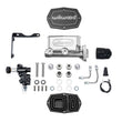 Load image into Gallery viewer, Wilwood Compact Tandem M/C Kit w/ P-Valve 1.12in Bore - Chrome Powdercoat fits Mopar