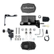 Load image into Gallery viewer, Wilwood Compact Tandem M/C Kit w/ P-Valve &amp; Pushrod 15/16in Bore - Black fits Mopar