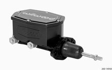 Load image into Gallery viewer, Wilwood Compact Tandem Master Cylinder - 15/16in Bore - w/Pushrod (Black) - Side View