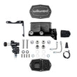 Load image into Gallery viewer, Wilwood Compact Tandem Master Cylinder Kit w/ Combination Valve 1in Bore - Black fits Mopar