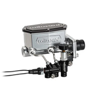 Load image into Gallery viewer, Wilwood Compact Tandem Master Cylinder Kit w/ Combination Valve 1in Bore - Chrome fits Mopar