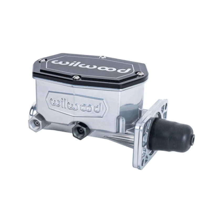 Wilwood Compact Tandem Master Cylinder w/ 4 Bolt Flange 1in Bore - Chrome fits Mopar