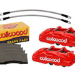 Load image into Gallery viewer, Wilwood D11 Calipers w/Pads and Lines - Red fits 1965-1967 Ford Mustang