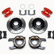 Load image into Gallery viewer, Wilwood D154 P/S P-B Kit Drilled-Red New 2.50in Offset fits BIG Ford