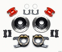 Load image into Gallery viewer, Wilwood D154 P/S P-B Kit Drilled-Red New 2.50in Offset fits BIG Ford