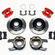 Load image into Gallery viewer, Wilwood D154 P/S P-B Kit Drilled-Red Small Ford 2.50in Offset