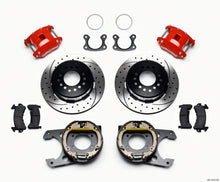 Load image into Gallery viewer, Wilwood D154 P/S P-B Kit Drilled-Red Small Ford 2.50in Offset