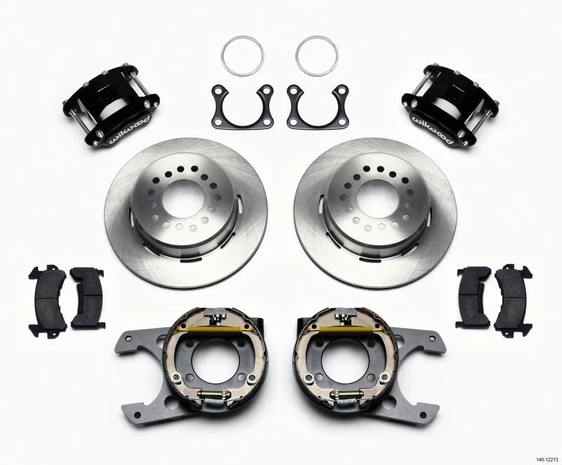 Wilwood D154 P/S Park Brake Kit Big Ford 2.36in Offset