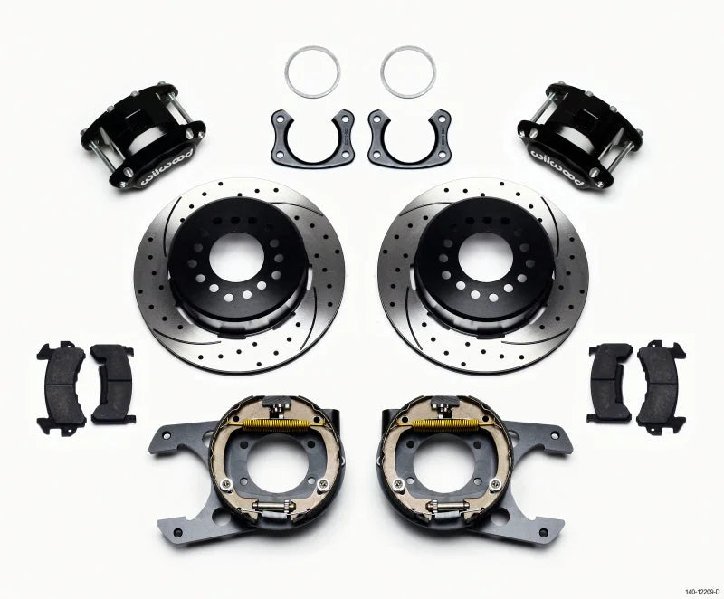 Wilwood D154 P/S Park Brake Kit Drilled New 2.50in Offset fits BIG Ford
