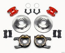 Load image into Gallery viewer, Wilwood D154 P/S Park Brake Kit Red 2.36in Off w/Snap Ring Bearing fits Mopar / Dana
