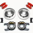 Load image into Gallery viewer, Wilwood D154 P/S Park Brake Kit Red 2.42 Offset 5-lug fits 1975-1986 Chevrolet C10 / 1975-1986 Chevrolet C10 Suburban