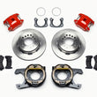 Load image into Gallery viewer, Wilwood D154 P/S Park Brake Kit Red New 2.50in Offset fits BIG Ford