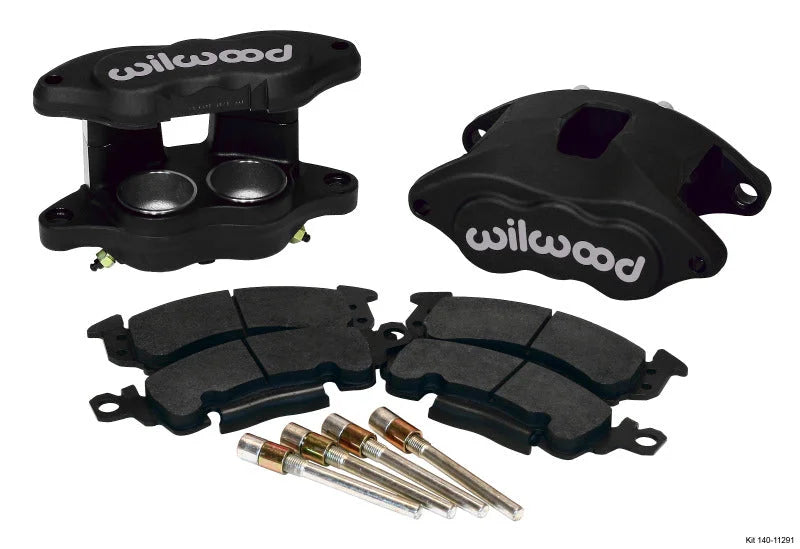 Wilwood D52 Front Caliper Kit - Gray Type III Ano 2.00 / 2.00in Piston 1.04in Rotor fits 1969-2002 Buick / Cadillac / Chev...