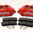 Load image into Gallery viewer, Wilwood DPHA Front Caliper &amp; Pad Kit Red Honda / Acura w/ 262mm OE Rotor