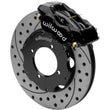 Load image into Gallery viewer, Wilwood Dynalite Front Big Brake Kit 11.00in SRP Drilled &amp; Slotted Rotors - Black
