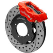 Load image into Gallery viewer, Wilwood Dynalite Front Big Brake Kit 11.00in SRP Drilled &amp; Slotted Rotors - Red