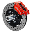 Load image into Gallery viewer, Wilwood Dynapro 4 Kit, 5 x 4.50in/4.75in Hub - D&amp;S - Red fits 1955-1957 Chevy Bel Air