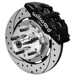 Load image into Gallery viewer, Wilwood Dynapro 6 Front Brake Hub Kit Black Caliper SRP Drilled &amp; Slotted Rotor fits 1973-1978 Dodge Charger