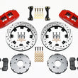 Load image into Gallery viewer, Wilwood Dynapro 6 Front Hat Kit 12.19in Drilled Red 90-99 Civic w/240 mm Disc