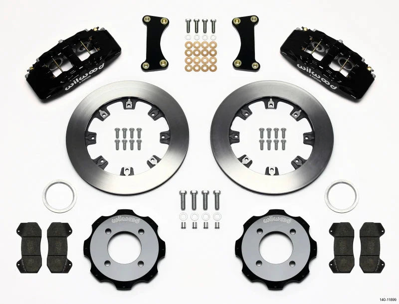 Wilwood Dynapro 6 Front Hat Kit 12.19in fits 2011-2014 Ford Fiesta S / 2011-2012 Ford Fiesta SEL / 2013-2014 Ford Fiesta T...