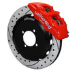 Load image into Gallery viewer, Wilwood Dynapro 6 Front Hat Kit 12.88in Drilled Red 2016-Up Mazda MX5 Miata w/ Lines