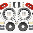 Load image into Gallery viewer, Wilwood Dynapro 6 Front Hat Kit 12.88in Drilled Red w/ Lines fits 2004-2013 Mazda 3 I / 2007-2013 Mazda 3 Mazdaspeed / 200...