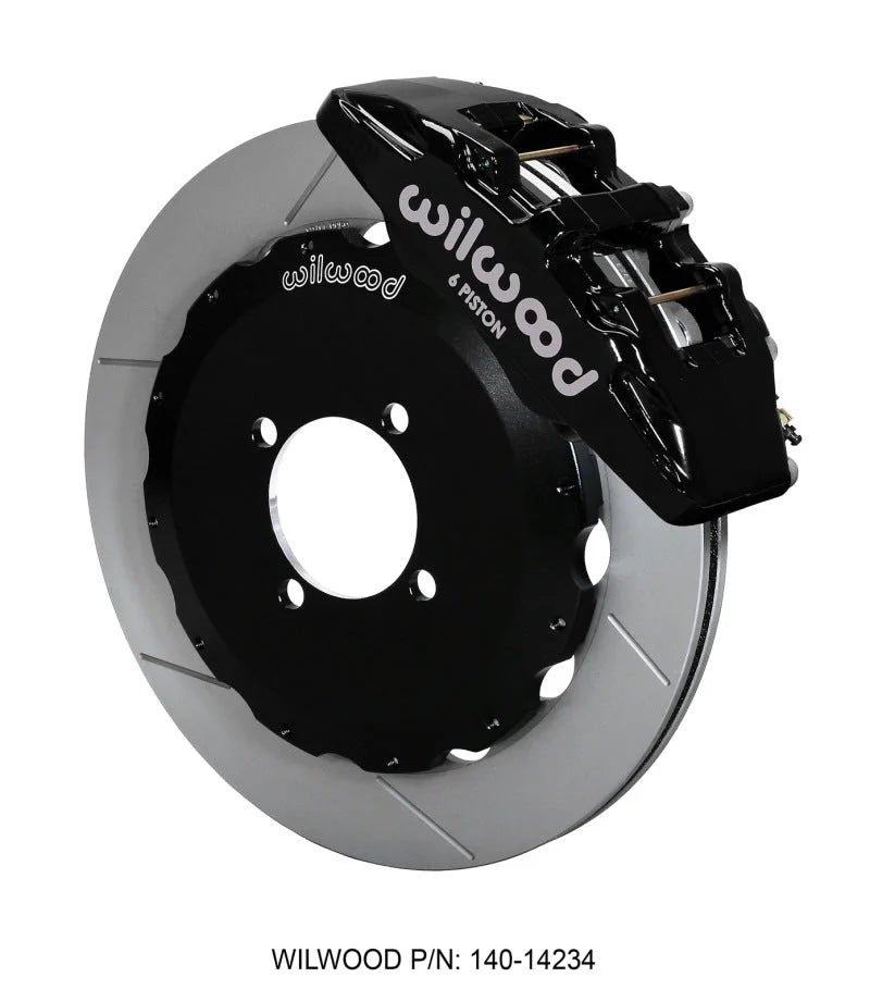 Wilwood Dynapro 6 Front Hat Kit 12.88in w/ Lines fits 2017 Fiat 124 Spider Classica / 2016-2017 Mazda Mx-5 Miata Club / 20...