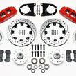 Load image into Gallery viewer, Wilwood Dynapro 6 Front Hub Kit 12.19in Drilled Red Psgr. Car Spindle fits 1937-1948 Ford