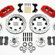 Load image into Gallery viewer, Wilwood Dynapro 6 Front Hub Kit 12.19in Drilled Red WWE ProSpindle