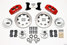 Load image into Gallery viewer, Wilwood Dynapro 6 Front Hub Kit 12.19in Red 74-80 Pinto/Mustang II Disc Spindle only