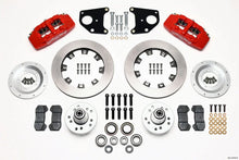 Load image into Gallery viewer, Wilwood Dynapro 6 Front Hub Kit 12.19in Red CDP B &amp; E Body-Drum fits 1970-1972 Dodge Challenger / 1970-1971 Dodge Challeng...