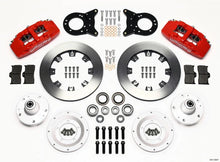 Load image into Gallery viewer, Wilwood Dynapro 6 Front Hub Kit 12.19in Red Disc &amp; Drum Spindle fits 1970 Ford Maverick / 1965-1969 Ford Mustang / 1969 Fo...