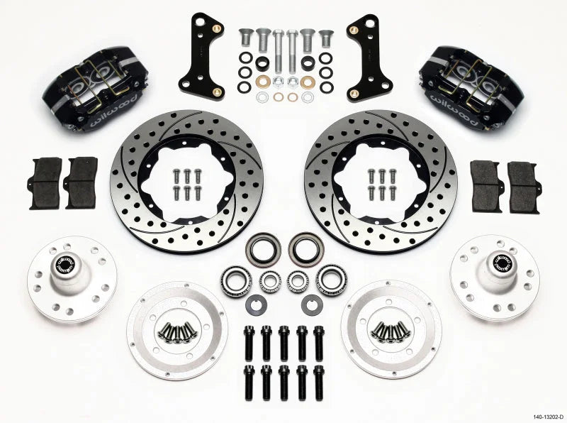 Wilwood Dynapro Dust-Boot Front Kit 11.00in Drilled fits 1973-1974 Buick Apollo / 1965-1967 Buick Gran SPORT / 1971 Buick ...