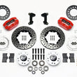 Load image into Gallery viewer, Wilwood Dynapro Dust-Boot Front Kit 11.00in Drilled-Red 74-80 Pinto/Mustang II Disc Spindle only