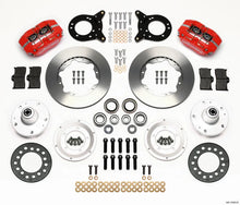 Load image into Gallery viewer, Wilwood Dynapro Dust-Boot Front Kit 11.00in Red Disc &amp; Drum Spindle fits 1970 Ford Maverick / 1965-1969 Ford Mustang / 196...