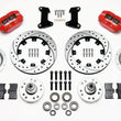 Load image into Gallery viewer, Wilwood Dynapro Dust-Boot Front Kit 12.19in Drilled Red 74-80 Pinto/Mustang II Disc Spindle only