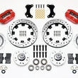 Load image into Gallery viewer, Wilwood Dynapro Dust-Boot Front Kit 12.19in Drilled-Red WWE ProSpindle