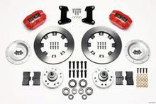 Load image into Gallery viewer, Wilwood Dynapro Dust-Boot Front Kit 12.19in Red 74-80 Pinto/Mustang II Disc Spindle only