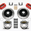 Load image into Gallery viewer, Wilwood Dynapro Dust-Boot P/S Park Brake Kit Drilled Red Small 2.66in Offset fits Ford