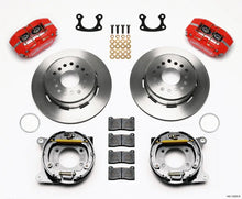 Load image into Gallery viewer, Wilwood Dynapro Dust-Boot P/S Park Brake Kit Red Small 2.66in Offset fits Ford