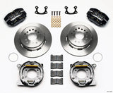 Wilwood Dynapro Dust-Boot P/S Park Brake Kit Small 2.66in Offset fits Ford