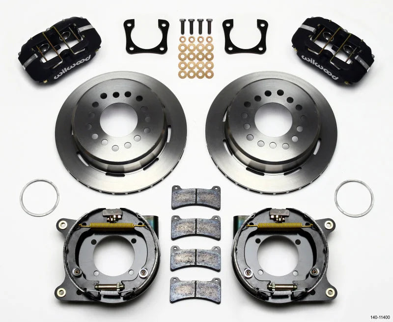 Wilwood Dynapro Low-Profile 11.00in P-Brake Kit 12 Bolt Spcl 2.81in Off Stag Mount fits Chevrolet