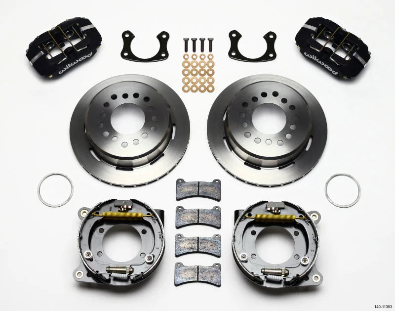 Wilwood Dynapro Low-Profile 11.00in P-Brake Kit 2.66in Offset fits Ford