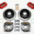 Load image into Gallery viewer, Wilwood Dynapro Low-Profile 11.00in P-Brake Kit Drill-Red Chevy 12 Bolt 2.75in Off w/ C-Clips
