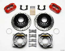 Load image into Gallery viewer, Wilwood Dynapro Low-Profile 11.00in P-Brake Kit Drill-Red 2.50in Offset fits Ford