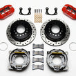 Load image into Gallery viewer, Wilwood Dynapro Low-Profile 11.00in P-Brake Kit Drill-Red 2.66in Offset fits Ford