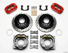 Load image into Gallery viewer, Wilwood Dynapro Low-Profile 11.00in P-Brake Kit Drill-Red 2.66in Offset fits Ford