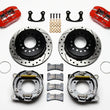 Load image into Gallery viewer, Wilwood Dynapro Low-Profile 11.00in P-Brake Kit Drill-Red New 2.50in Off Staggered Mount fits Ford
