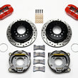 Load image into Gallery viewer, Wilwood Dynapro Low-Profile 11.00in P-Brake Kit Drill-Red BOP Axle 2.75in Bearing 2.75 Offset