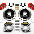 Load image into Gallery viewer, Wilwood Dynapro Low-Profile 11.00in P-Brake Kit Drill-Red 2.50in Off w/Snap Ring Bearing fits Mopar / Dana